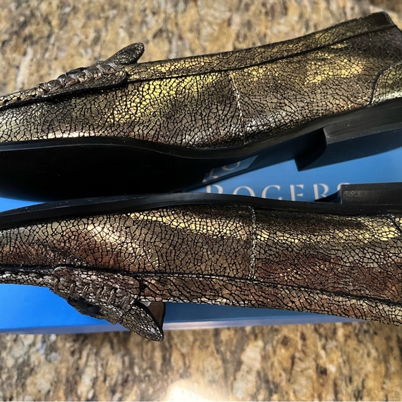 Jack Rogers Remy Loafer - Gold 7 1/2 NIB - Picture 6 of 8